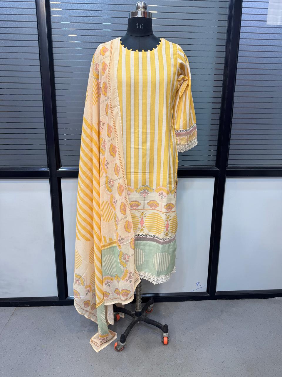 Comfort-Fit Readymade Suit for Modern Women 