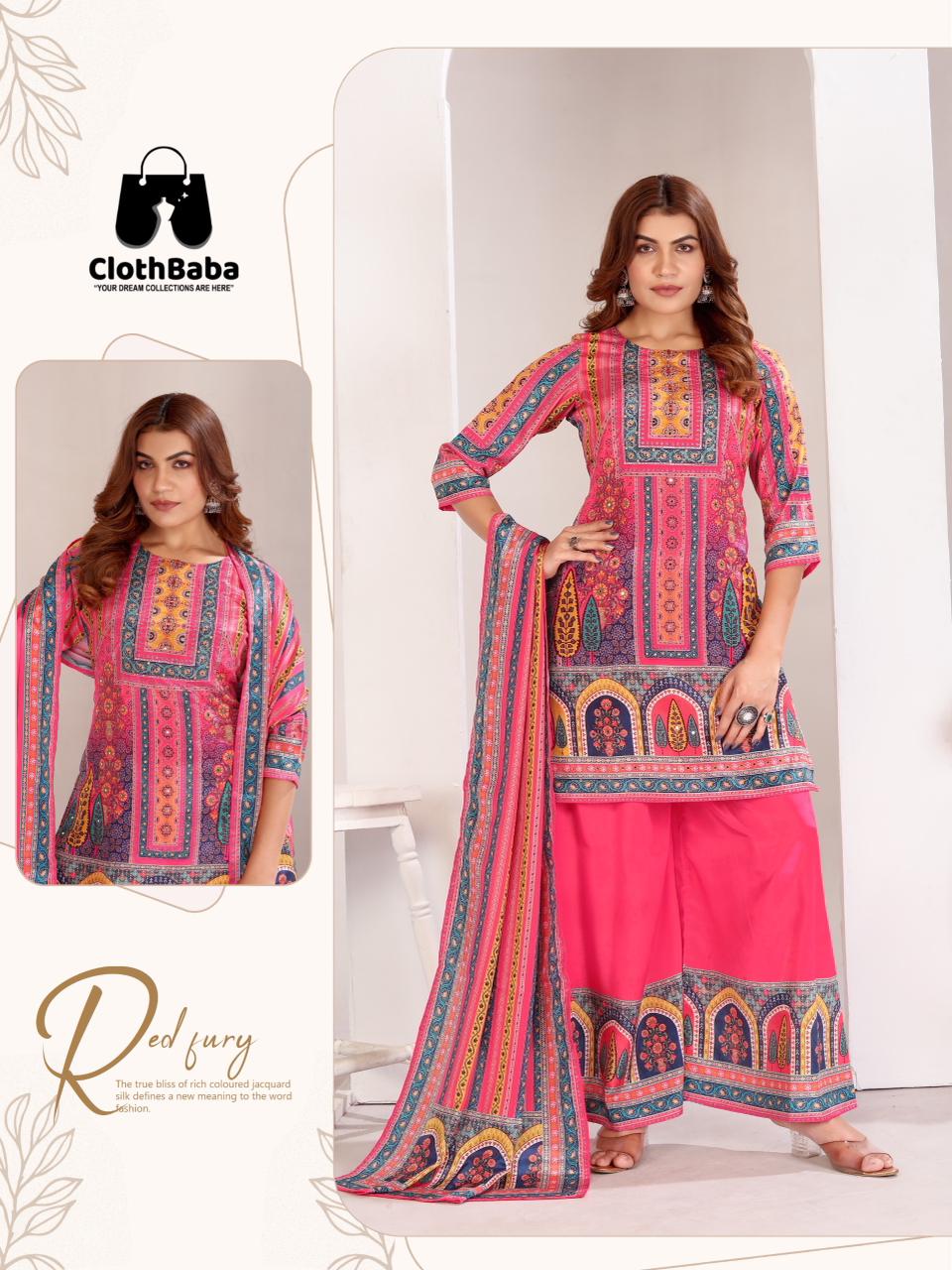 Festive Crepe Silk Sufiyana Suit for Ladies Wholesale Set