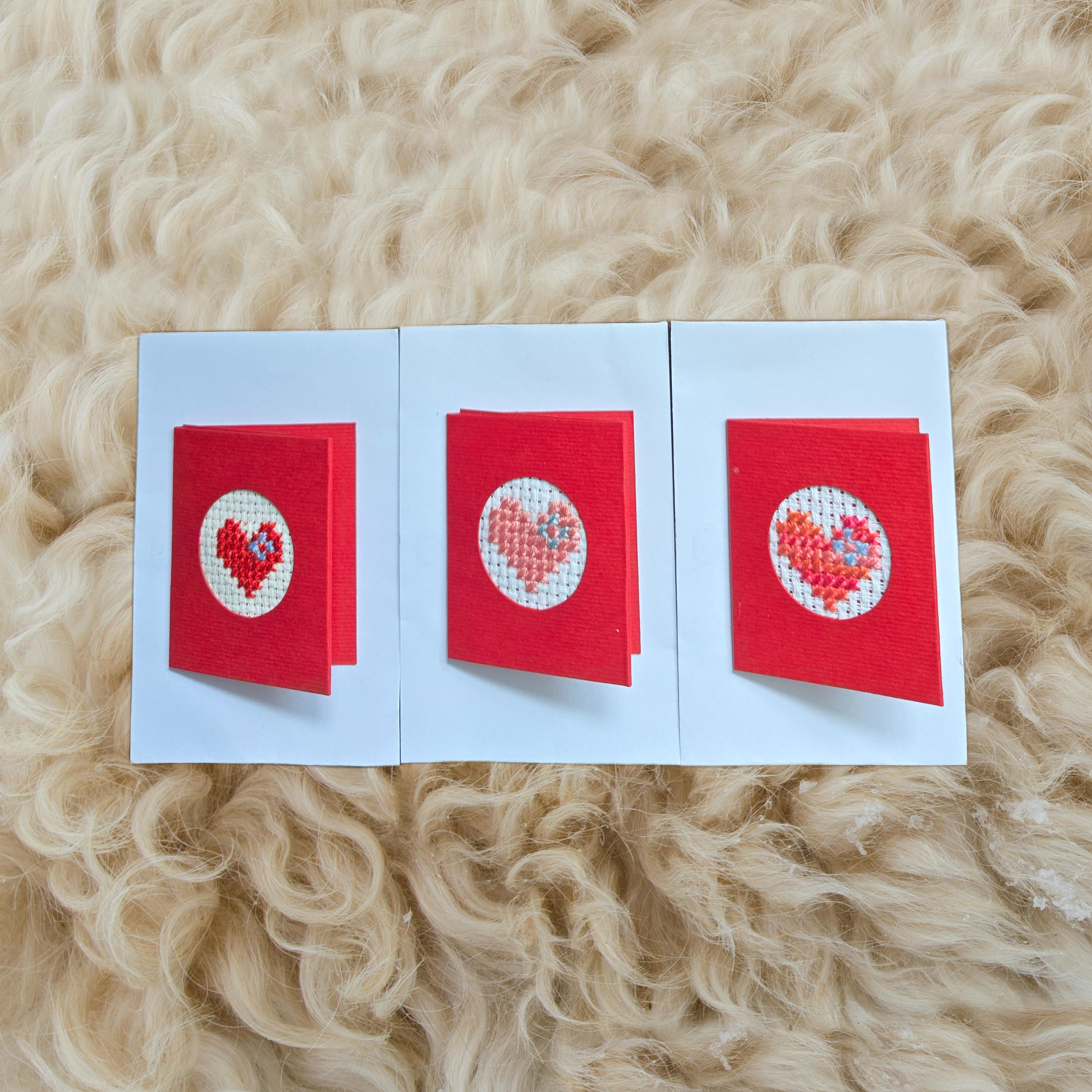 Tatreez Greeting Card [Heart]