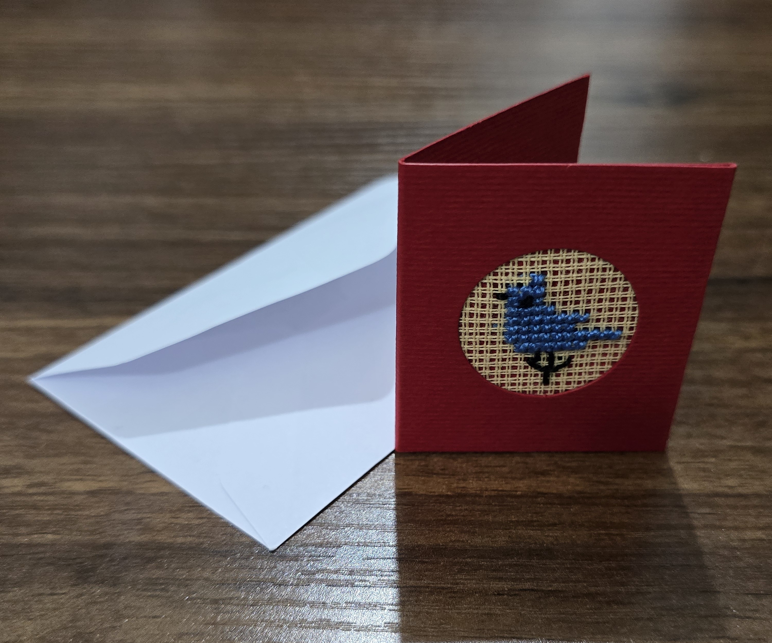 Tatreez Greeting Card [Bird]