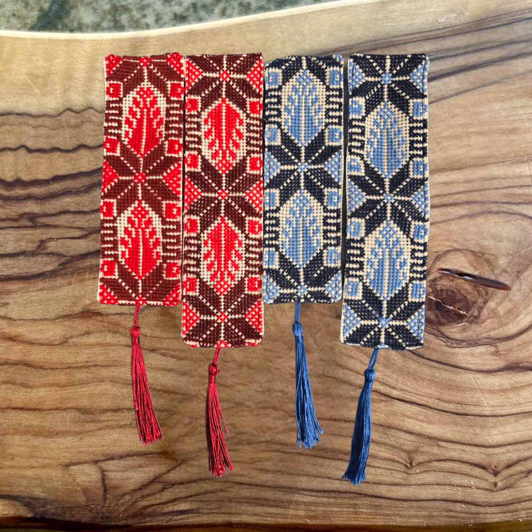 Tatreez Bookmark [Nijmat Beit Lahem / Star of Bethlehem]