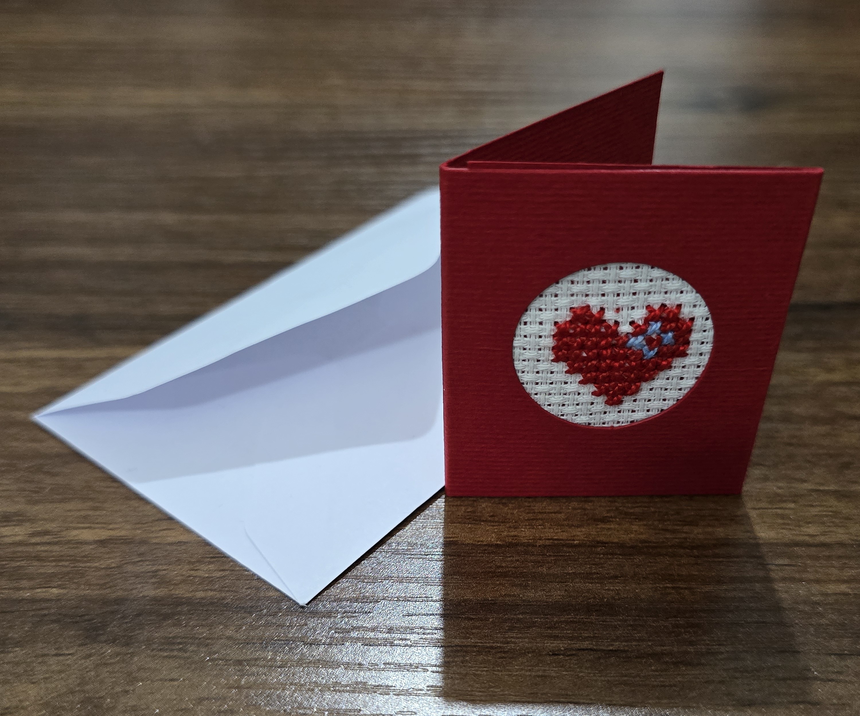 Tatreez Greeting Card [Heart]