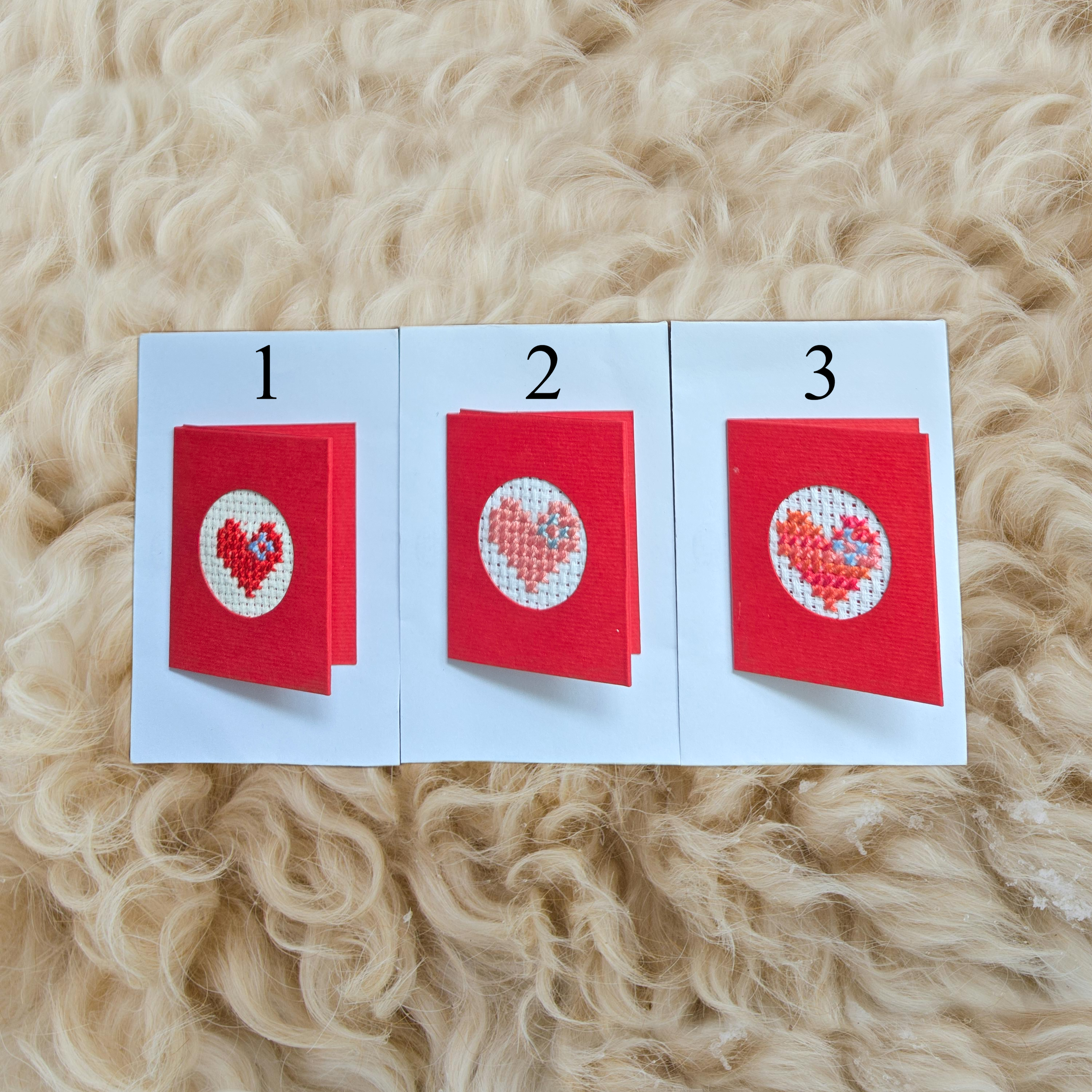 Tatreez Greeting Card [Heart]