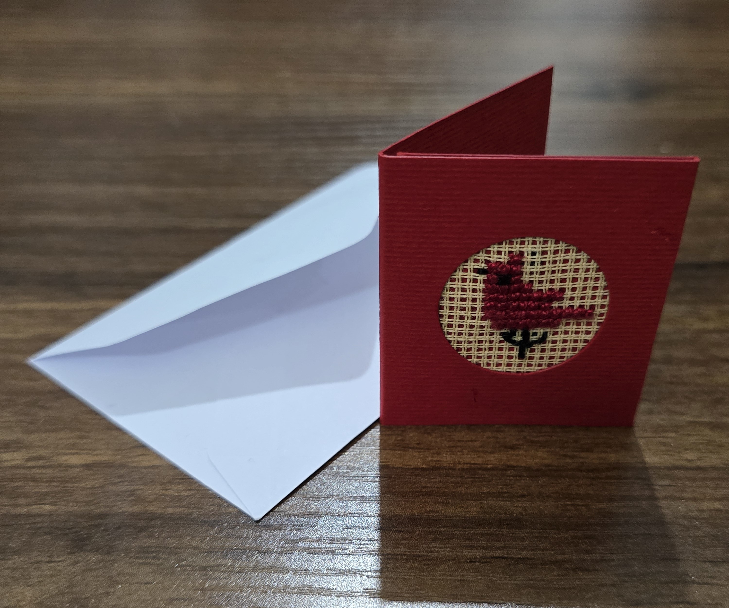 Tatreez Greeting Card [Bird]