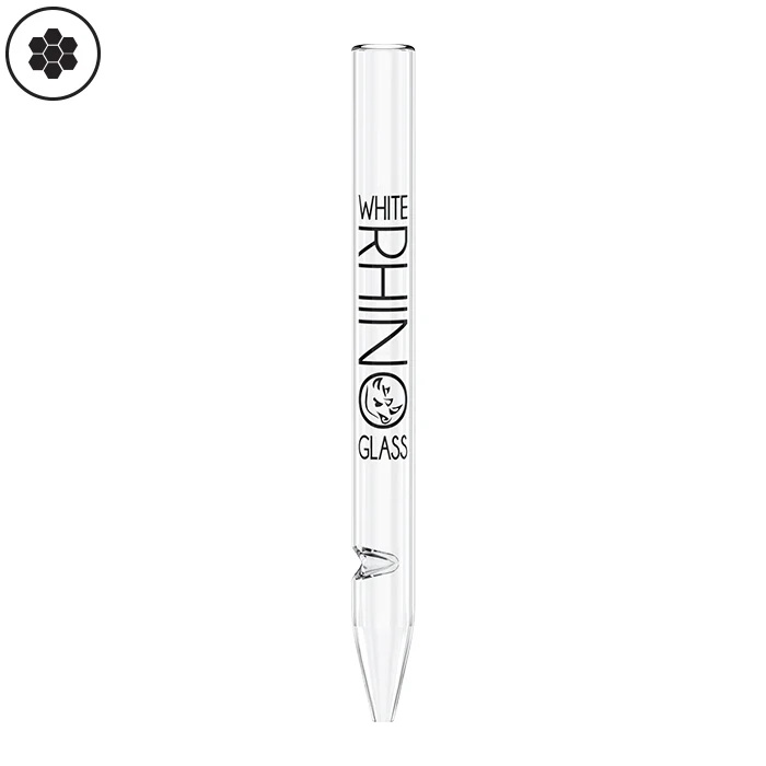 White Rhino Glass Dab Straw
