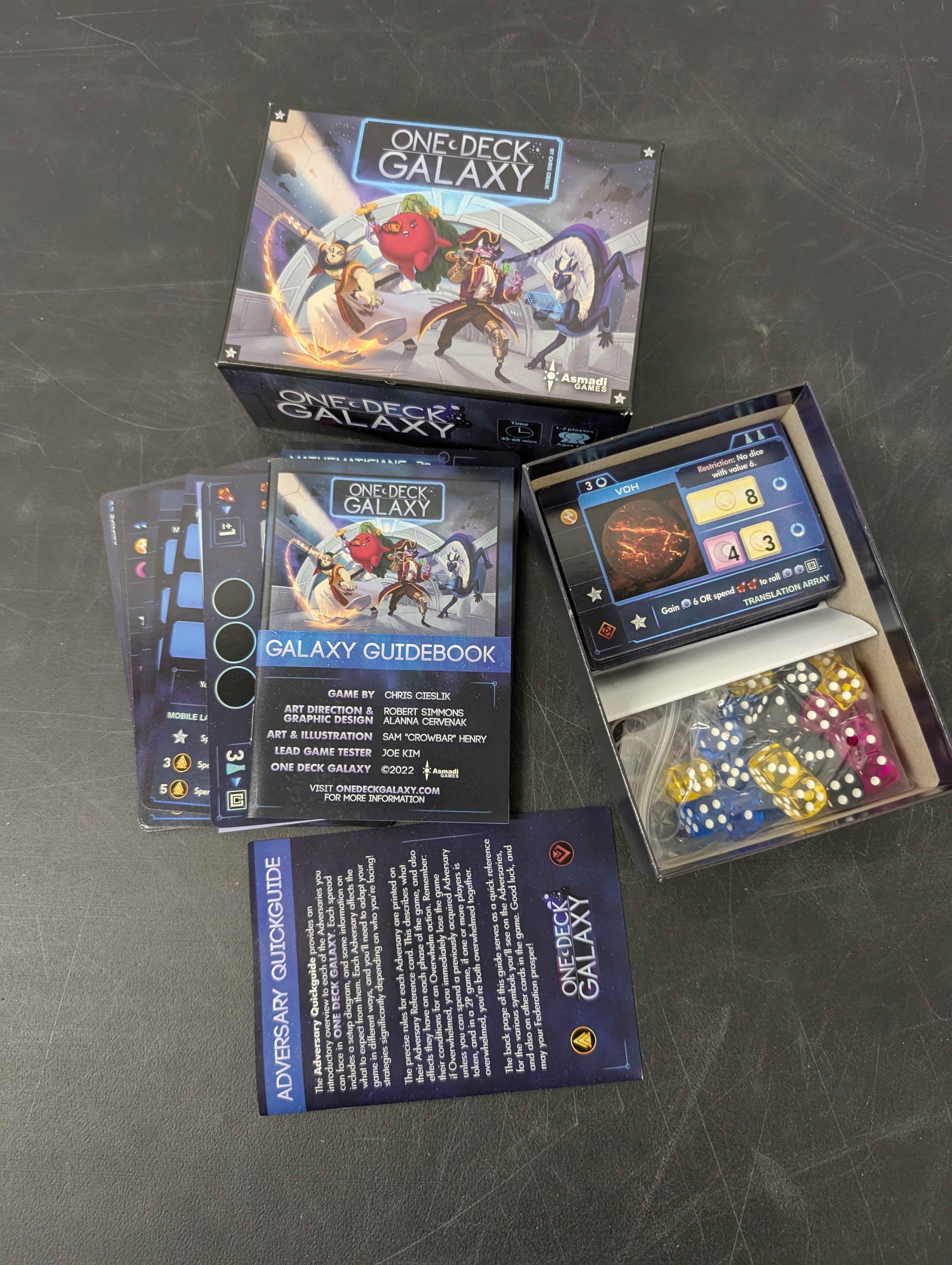 One Deck Galaxy Board Game