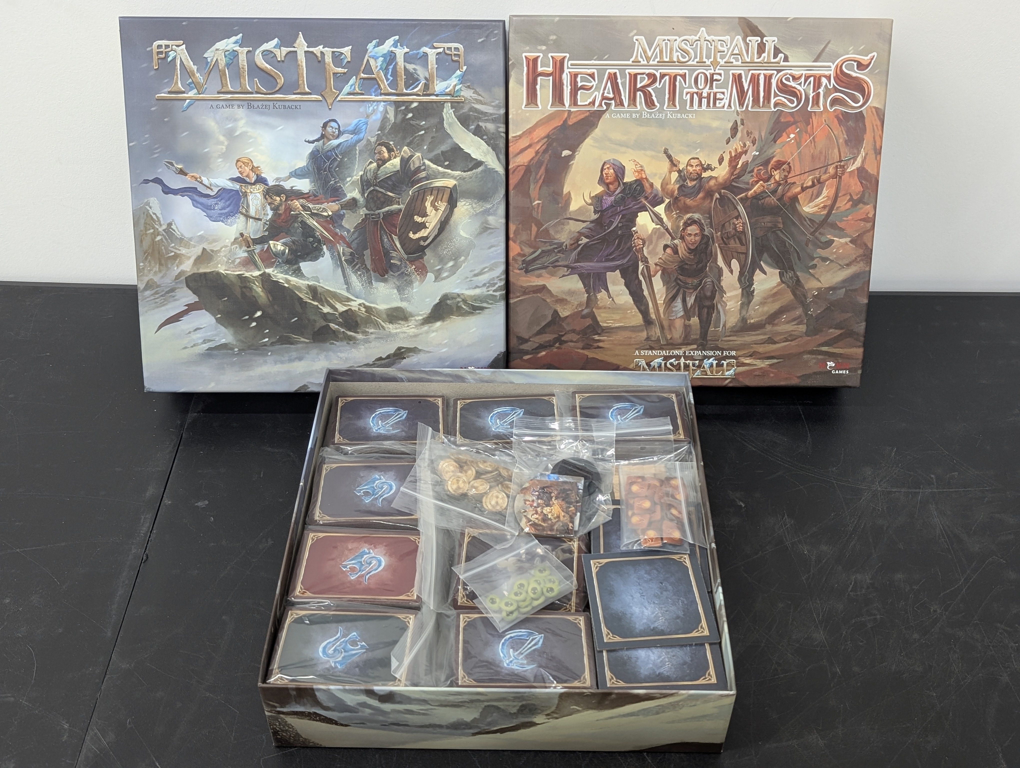 Mistfall and Heart of the Mists Board Games