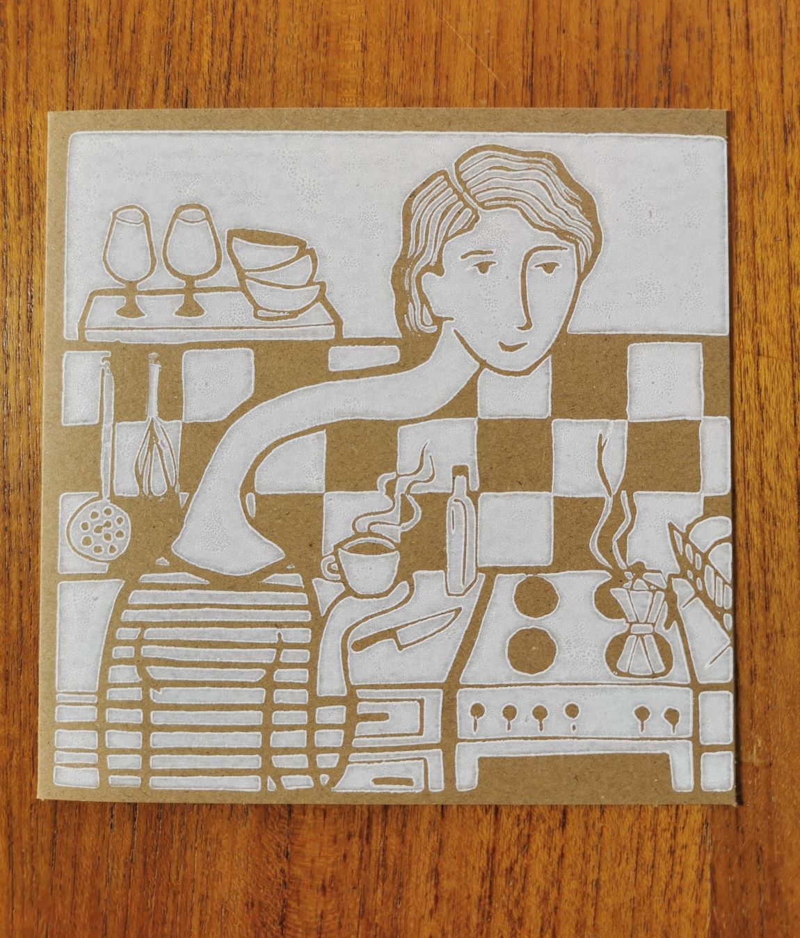 Hals Over Kop, wenskaart