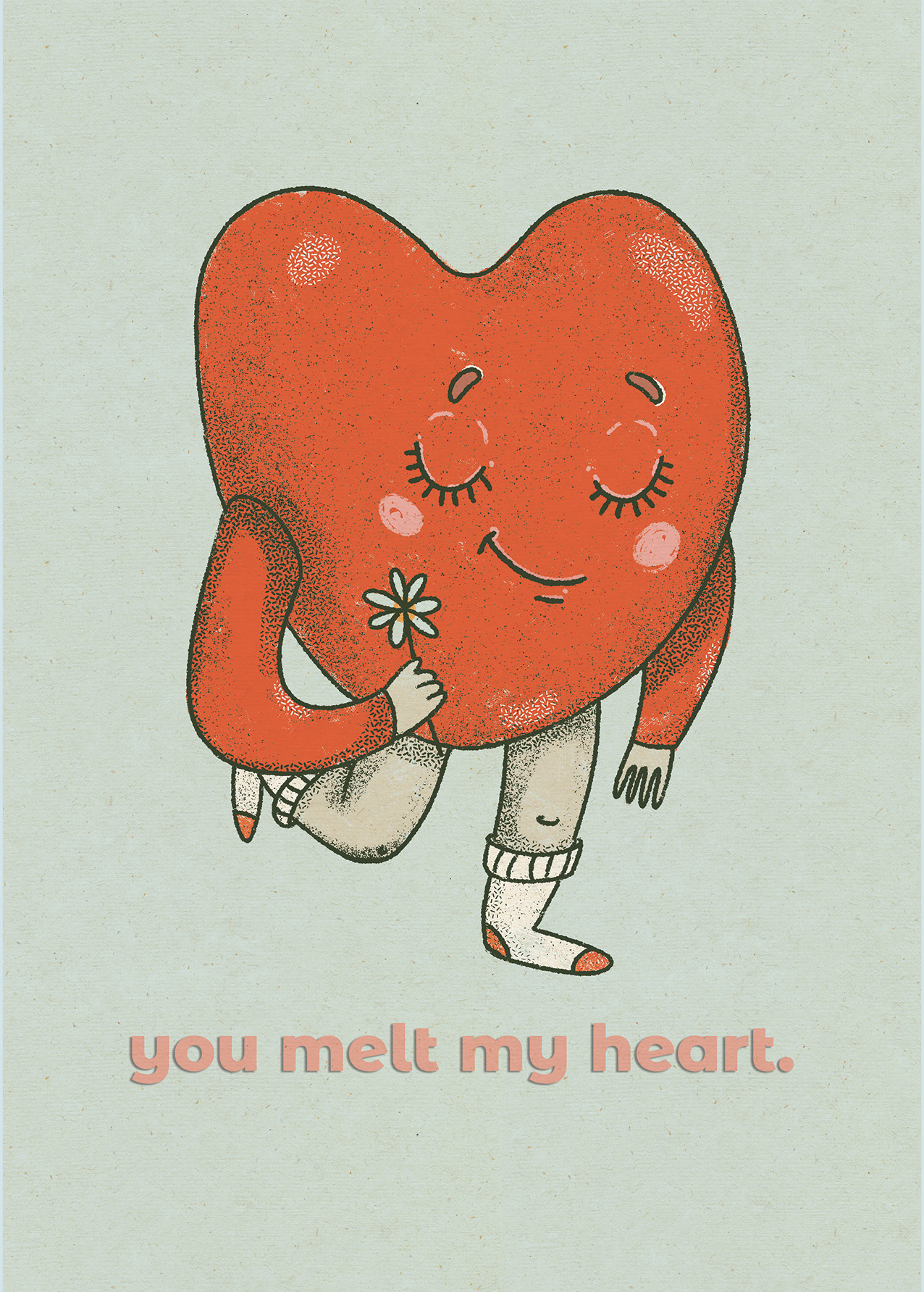 [Postcard] you melt my heart