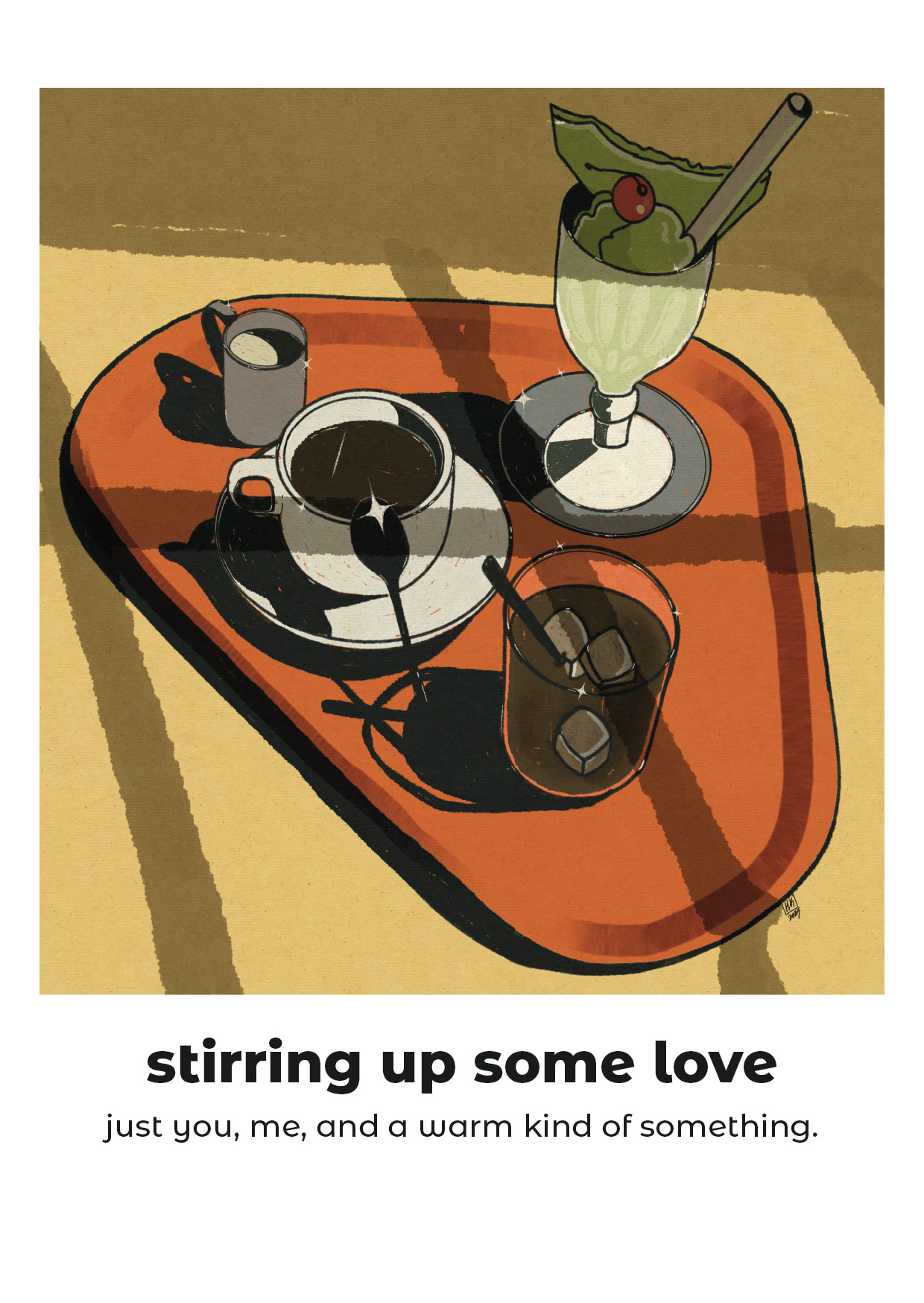 [Postcard] stirring up some love