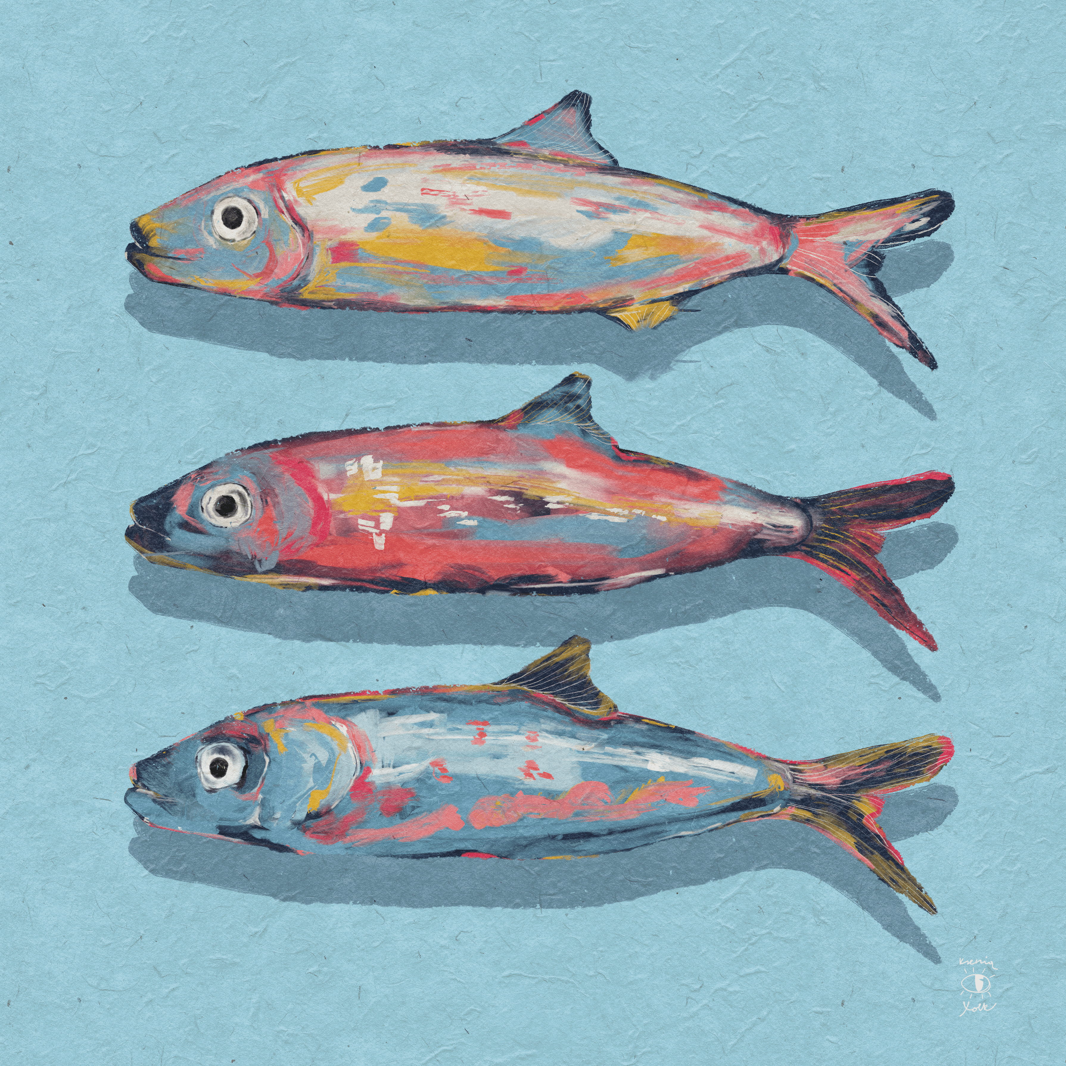 [LIMITED EDITION] Herring on Blue