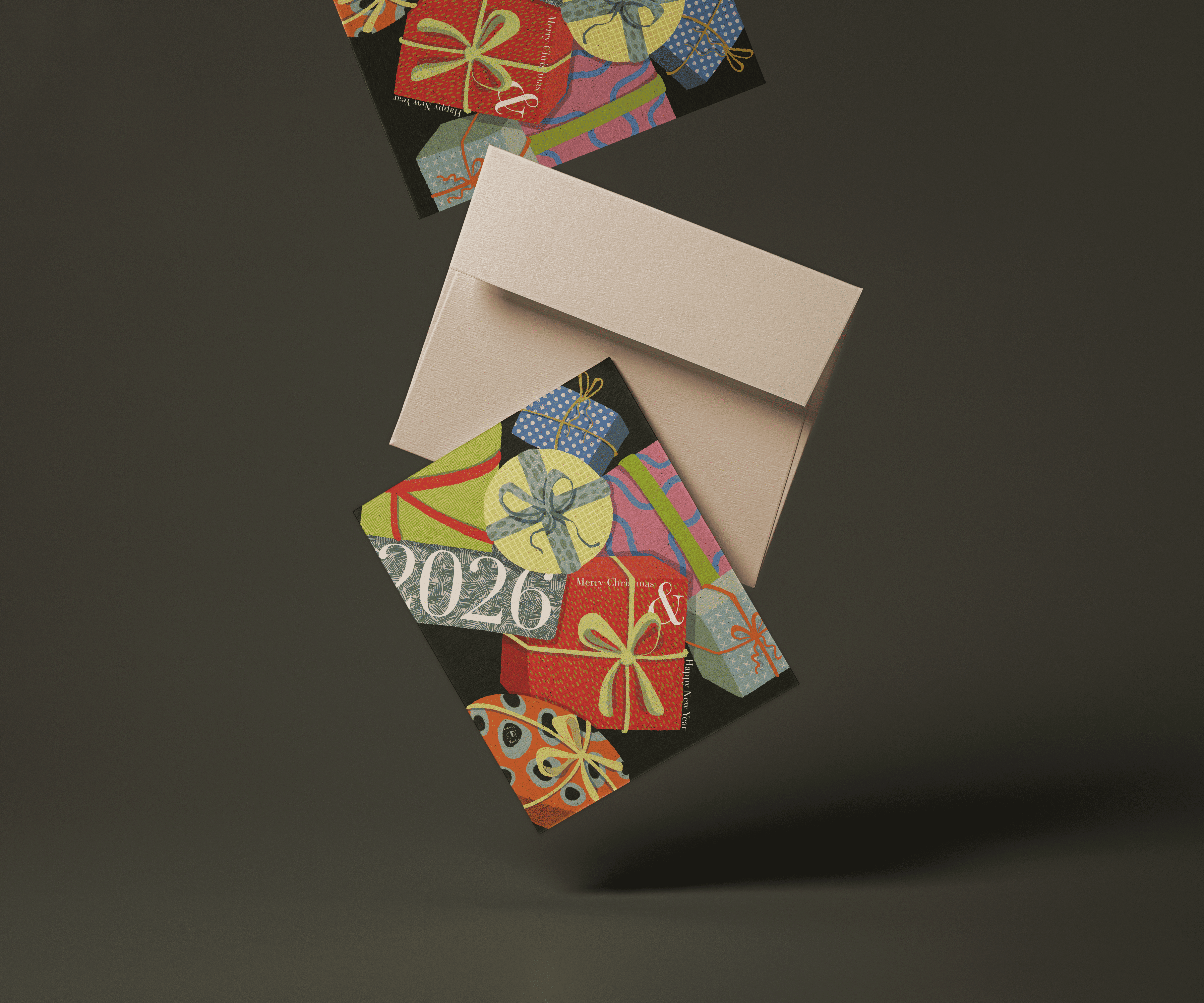 [Postcard] merry christmas & happy new year   