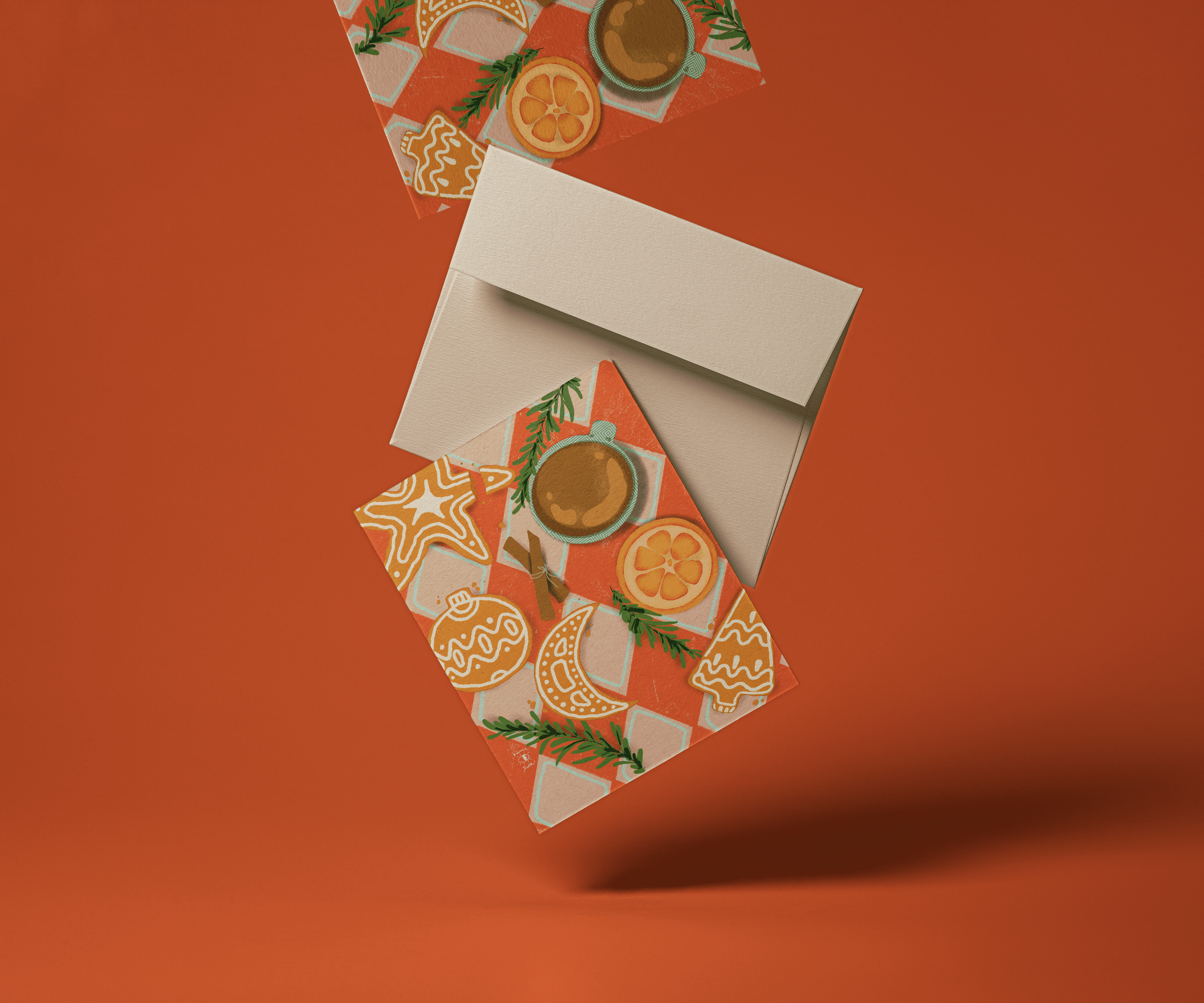 [Postcard] gingerbreads  