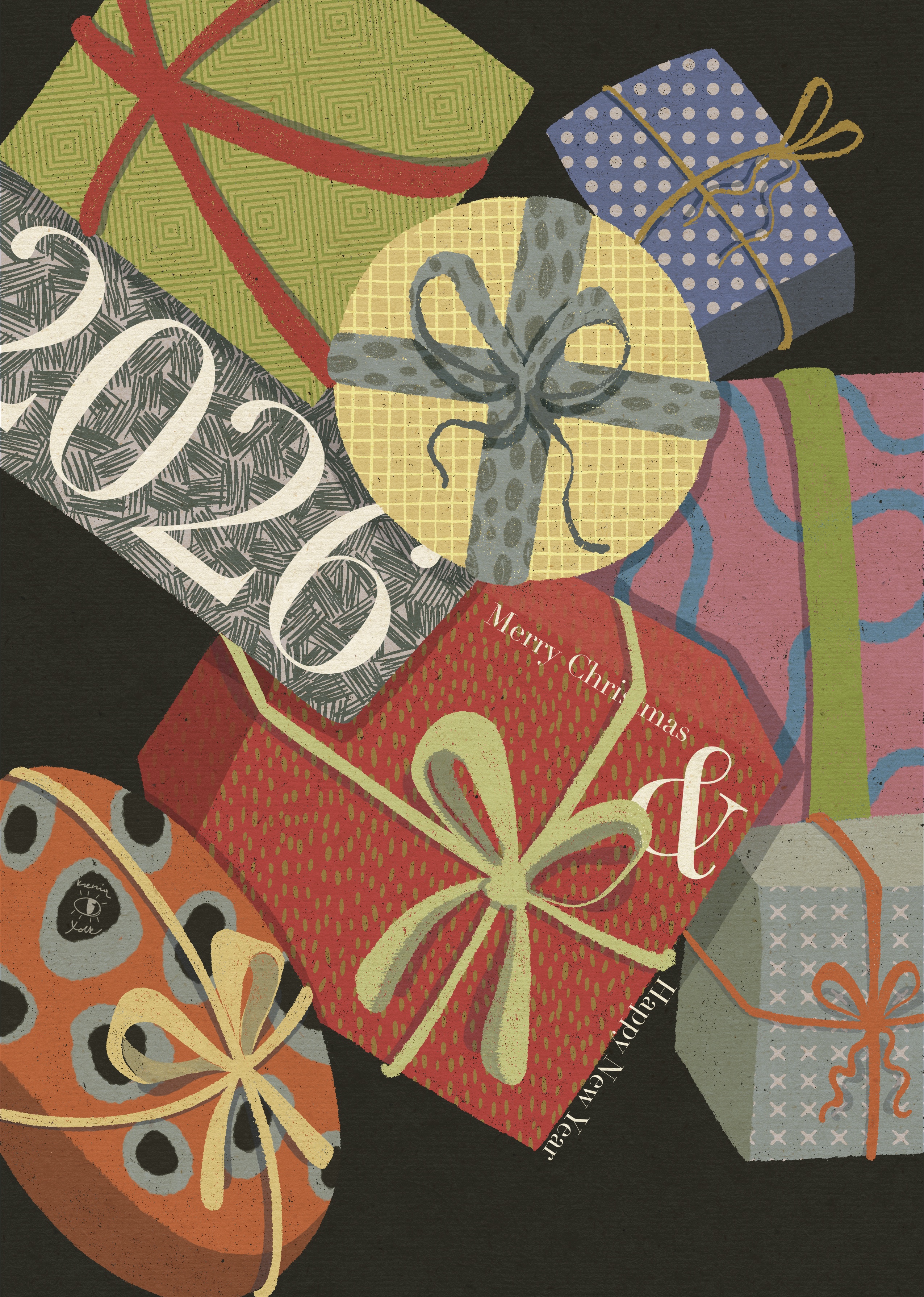 [Postcard] merry christmas & happy new year   