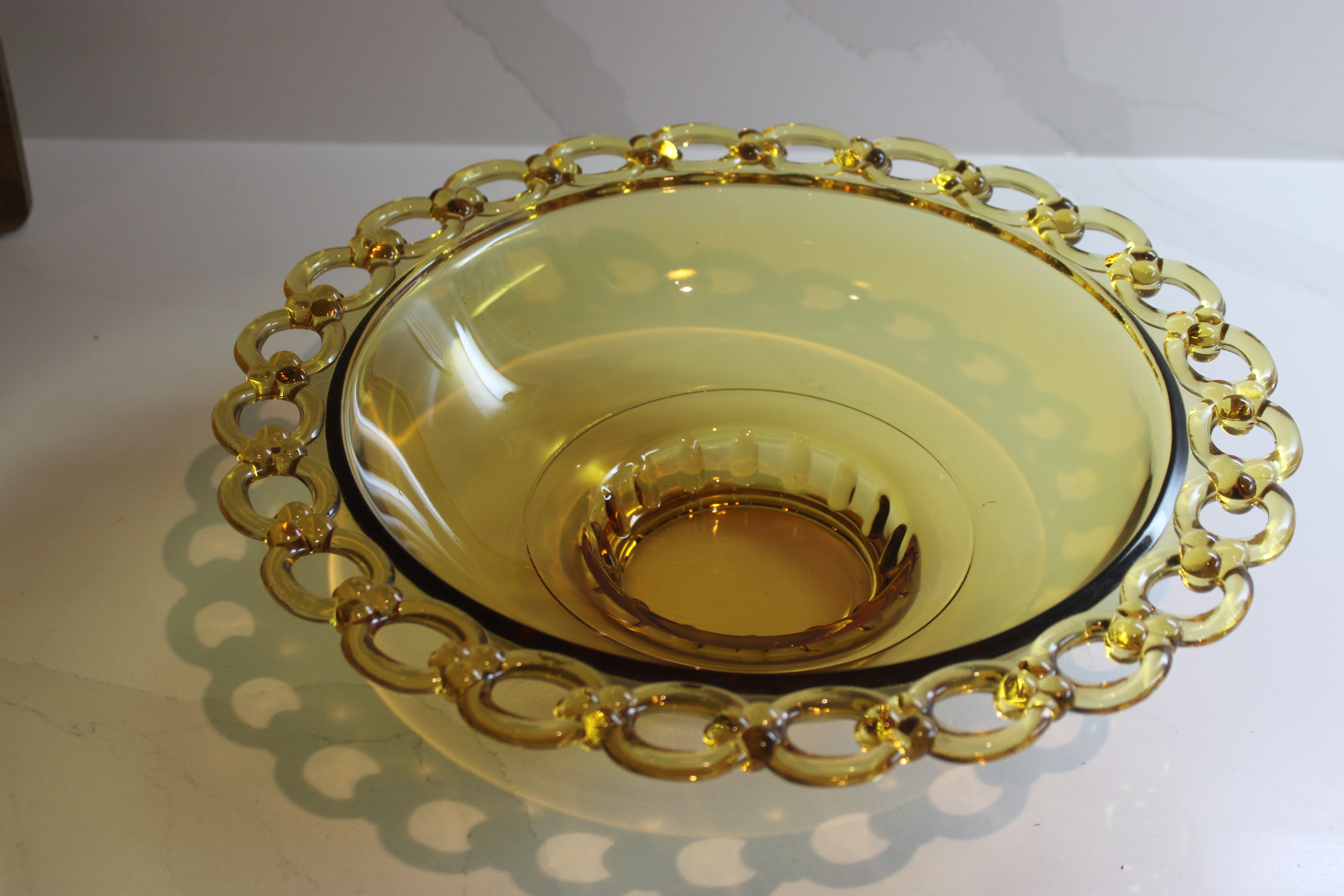 Vintage Josef Inwald Czech Art Deco Partially Nude Dancing Lady Flower Frog Float Bowl Centerpiece Rare