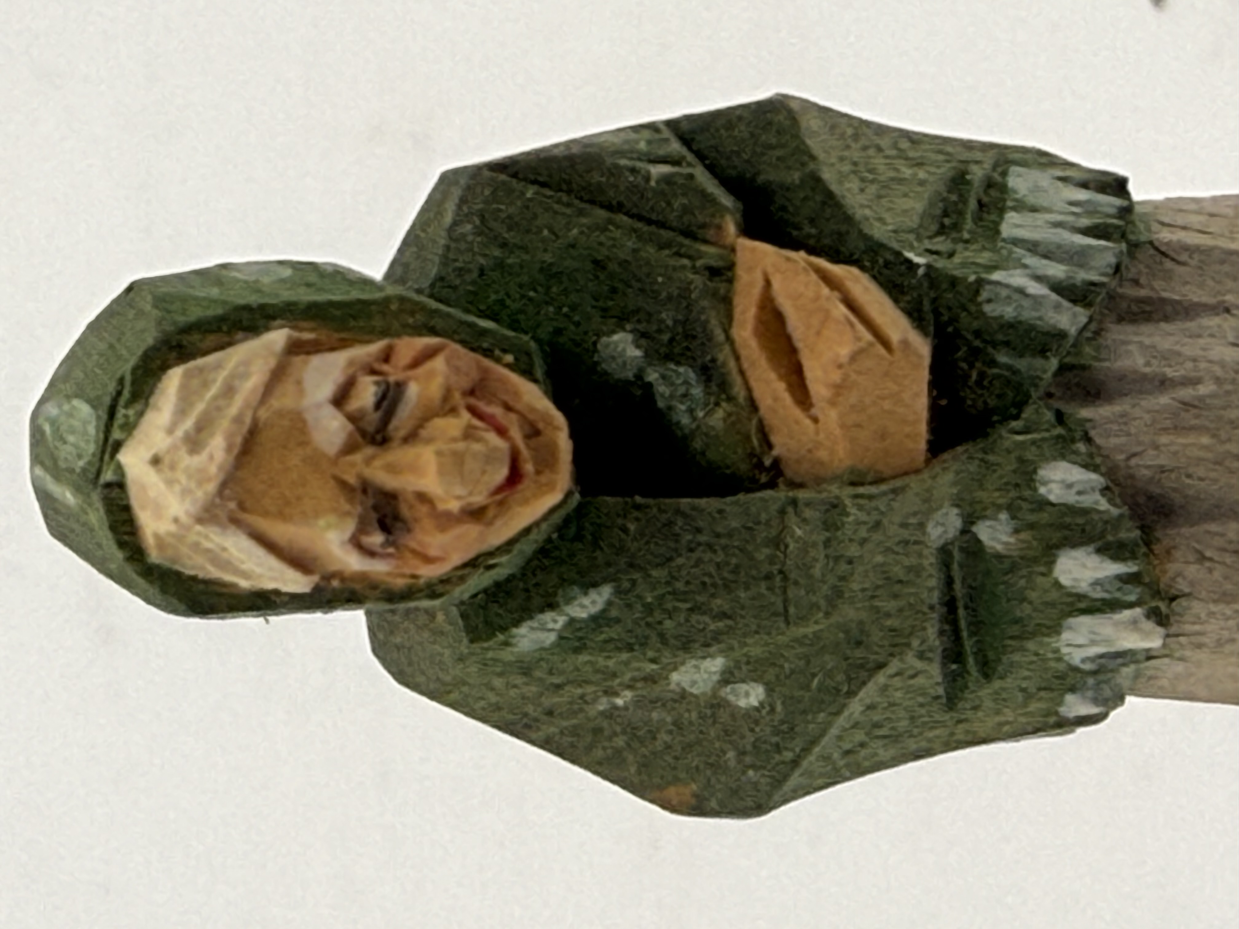 Vintage Hand Carved Cork Bottle Stopper by André Bourgault