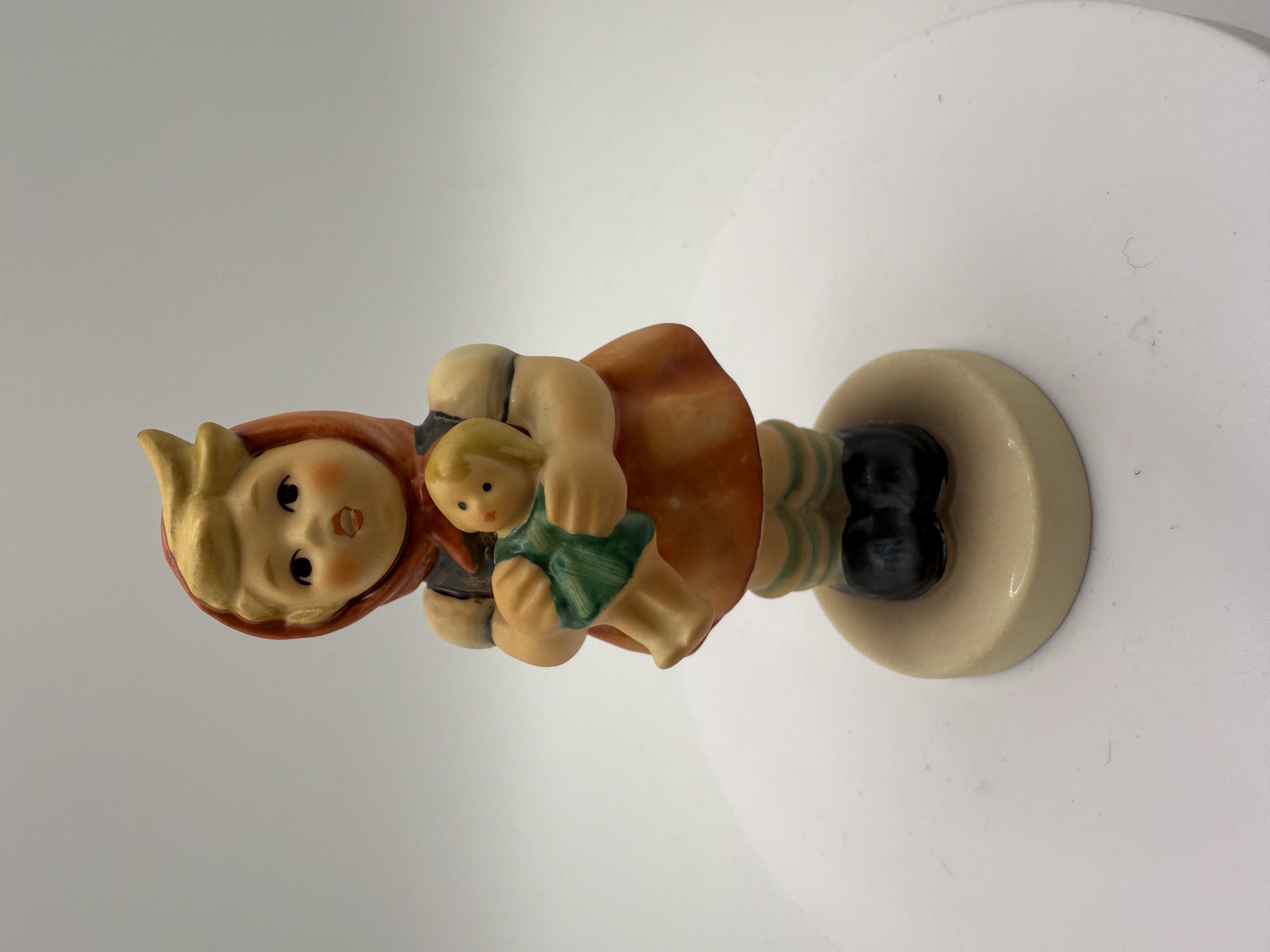 Goebel Hummel Ceramic Figurine Girl With Doll, 239B, 1967