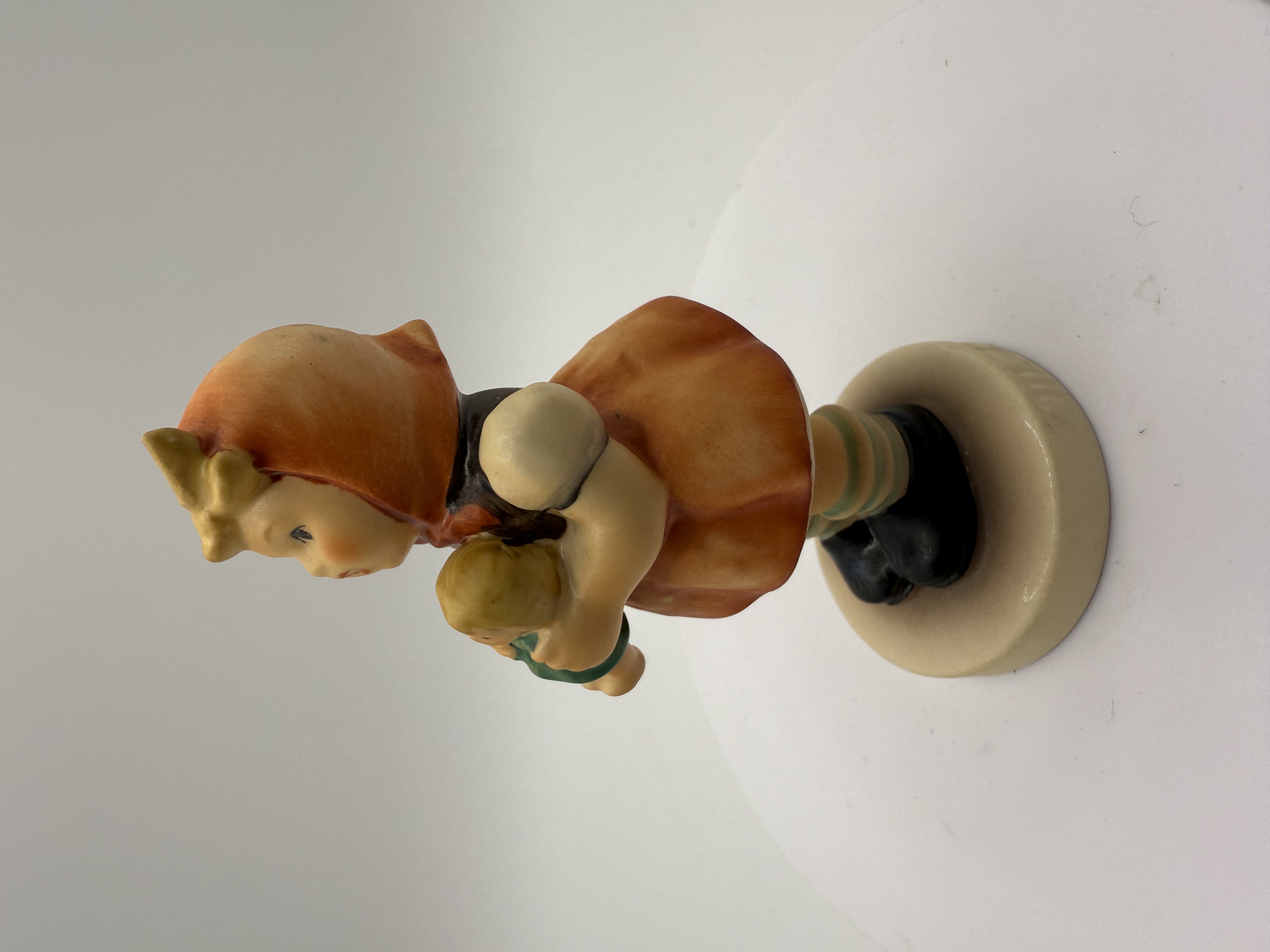 Goebel Hummel Ceramic Figurine Girl With Doll, 239B, 1967