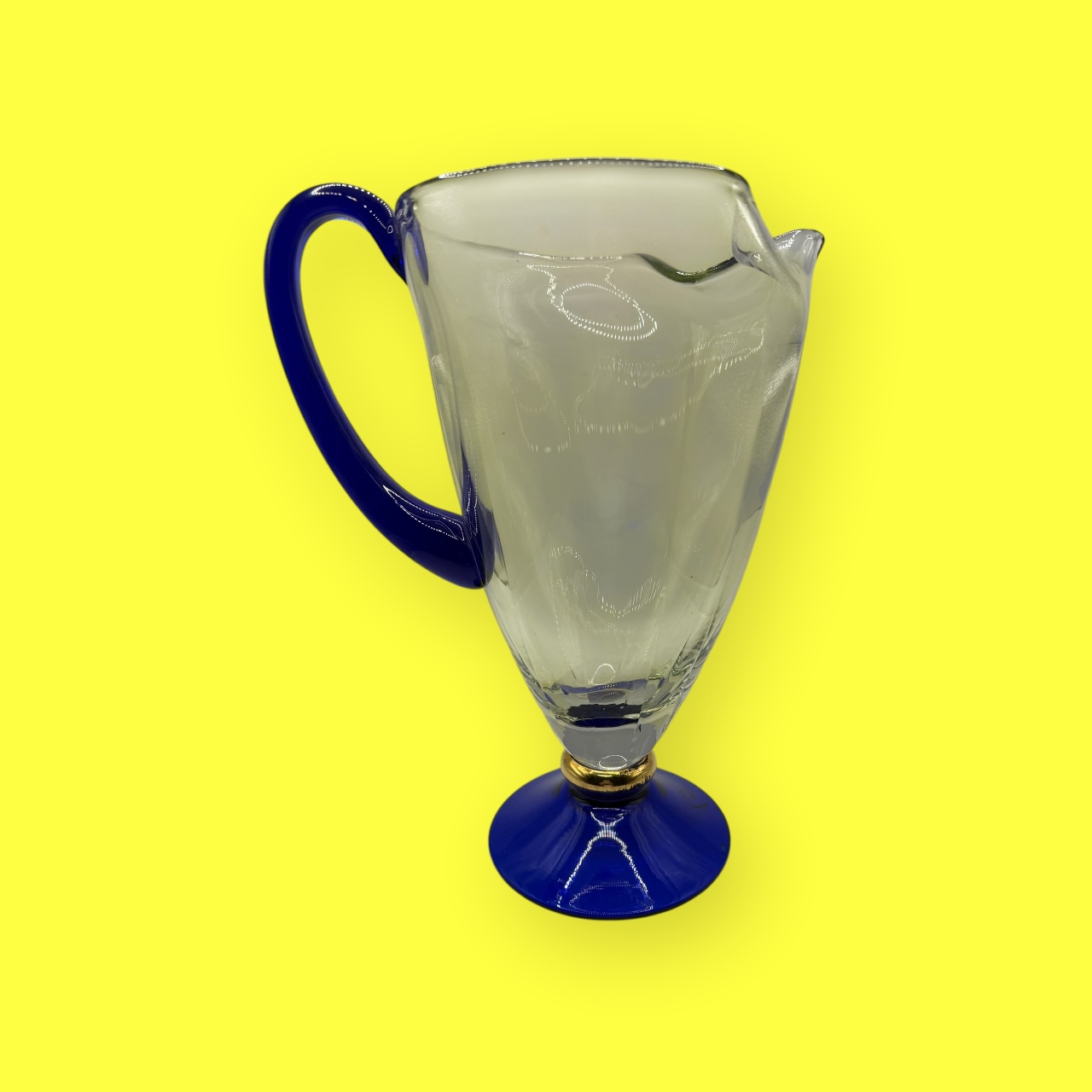 Elegant Glass Pitcher