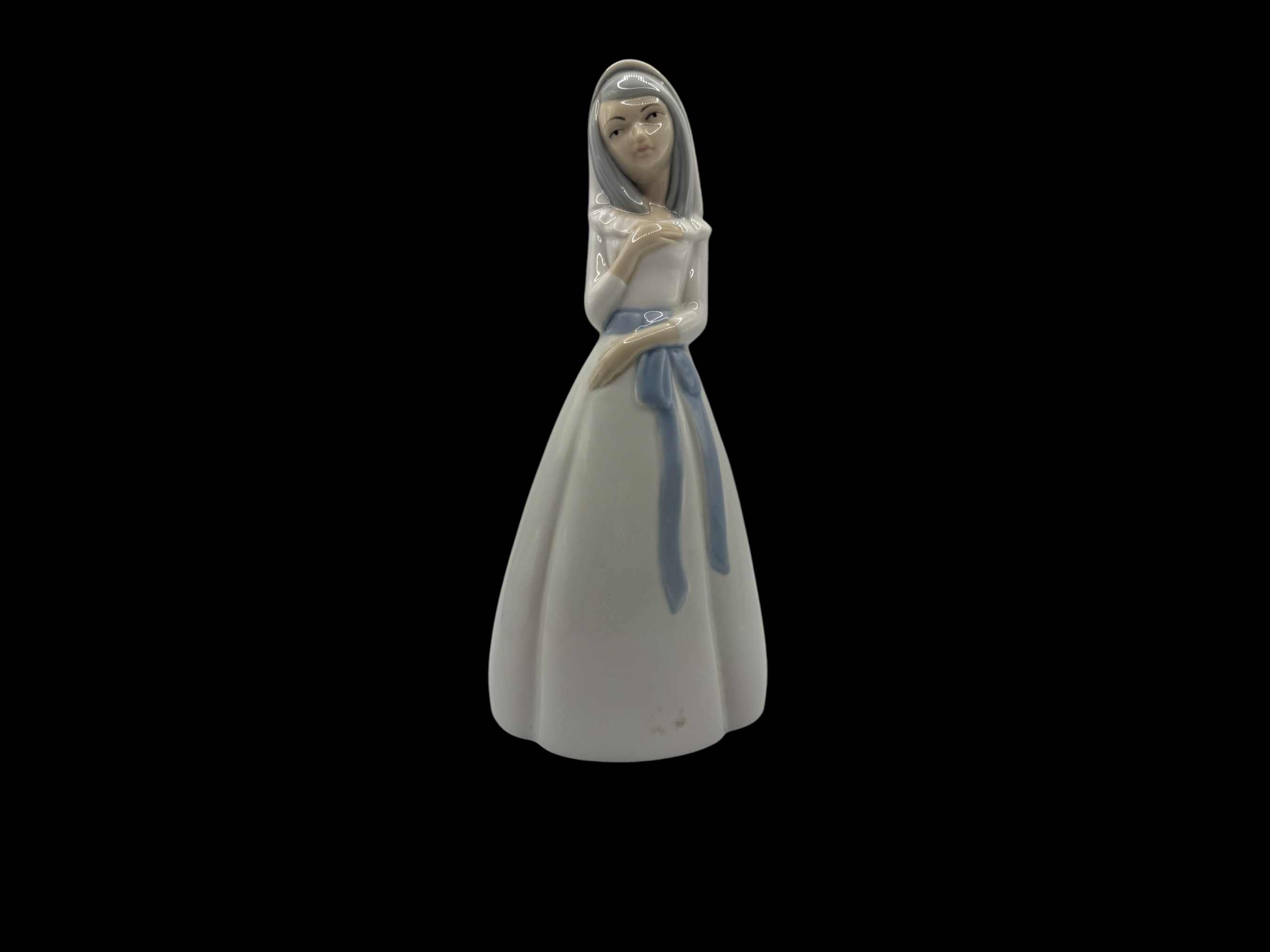 Lladro Style Miquel Requena Figurine, Spanish Porcelain Lady