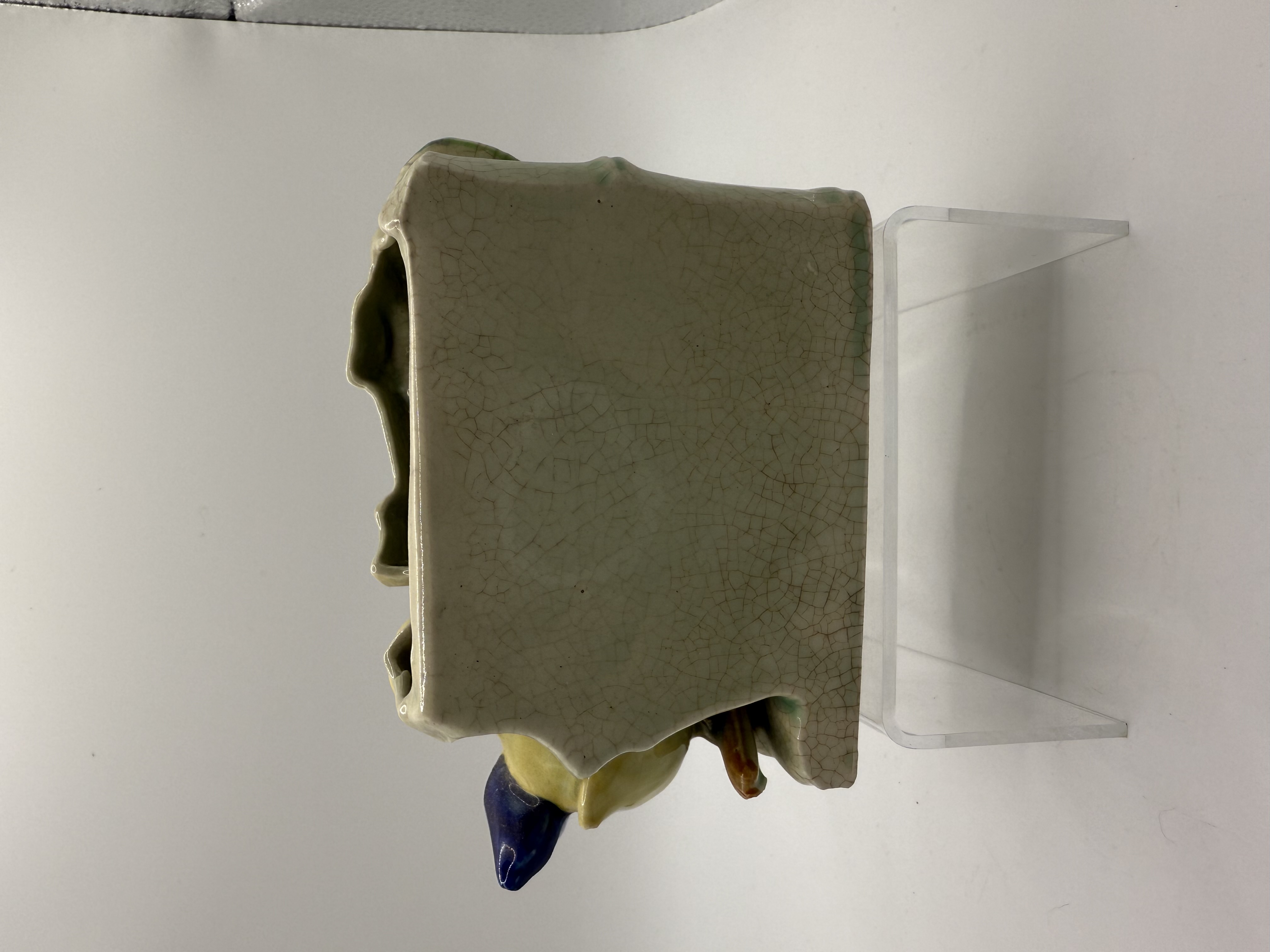 Vintage Hand Painted Porcelain Duck Planter Shafford Pottery