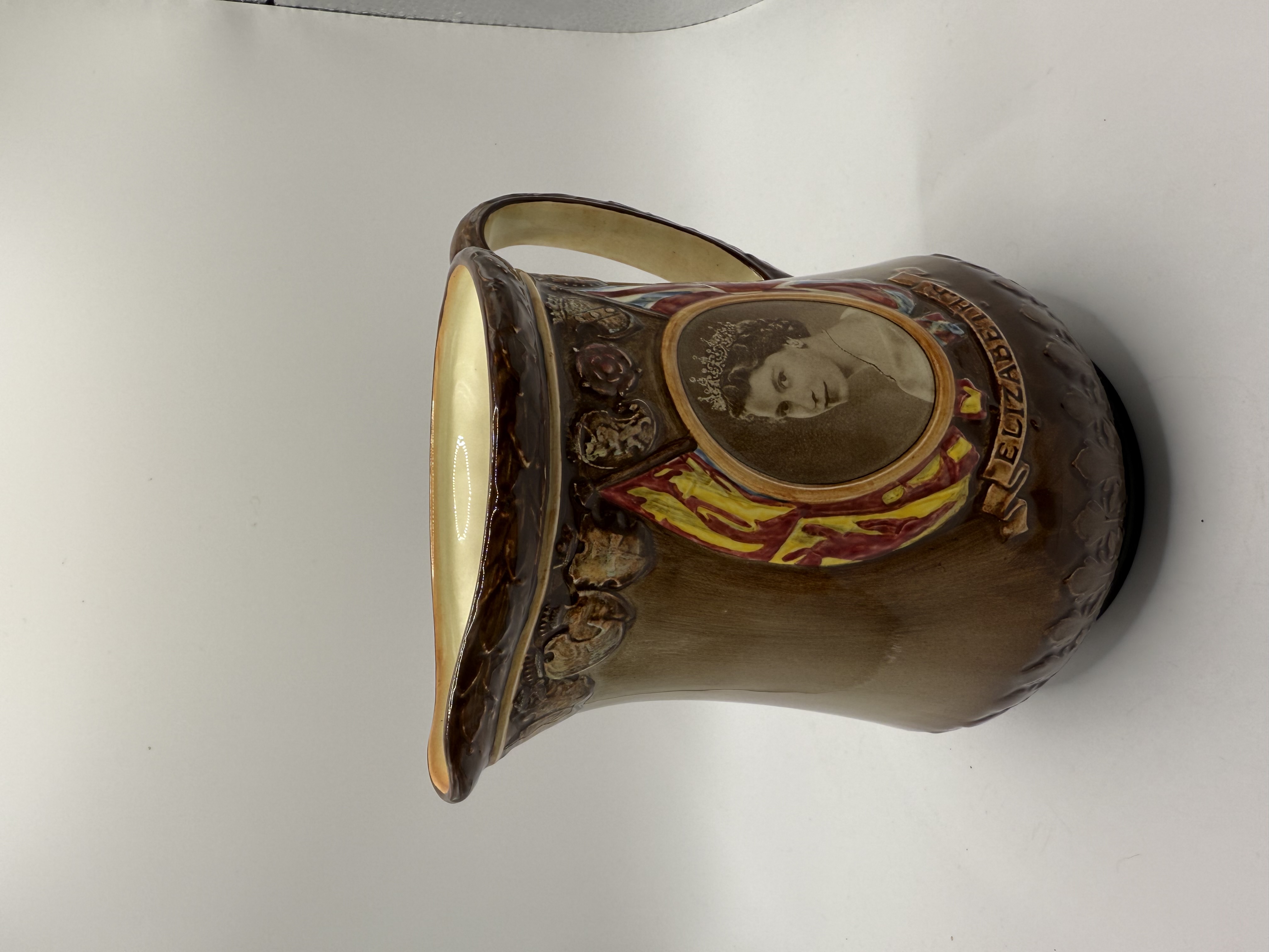 1953 QUEEN ELIZABETH II Royal Doulton jug Commemorating the Coronation - RARE