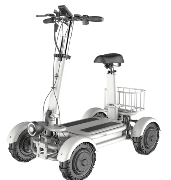 TSEU-DYNASTY TD1-X 1000W 48V 30Ah Dual Rear Motor 4-Wheel Off-Road Electric Scooter