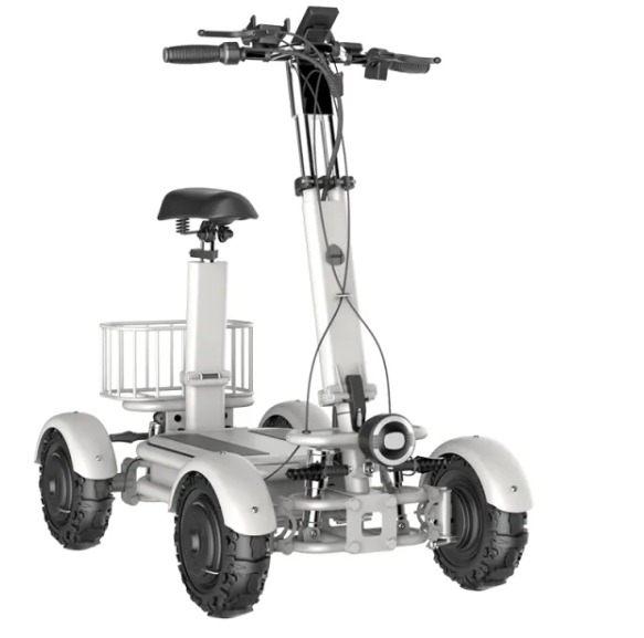 TSEU-DYNASTY TD1-X 1000W 48V 30Ah Dual Rear Motor 4-Wheel Off-Road Electric Scooter