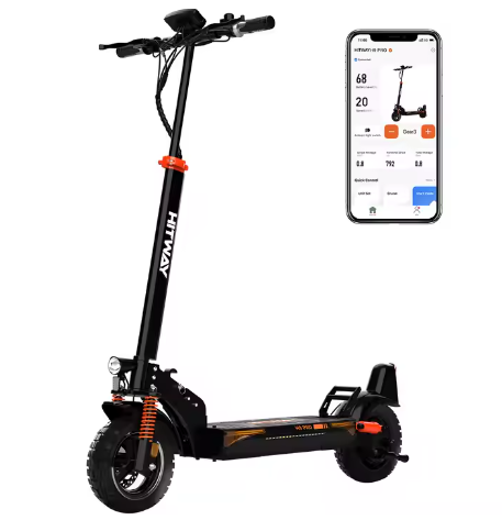 HITWAY / Evercorss H9 PRO electric scooter with 48V 20.8Ah/27Ah battery, foldable design, app control