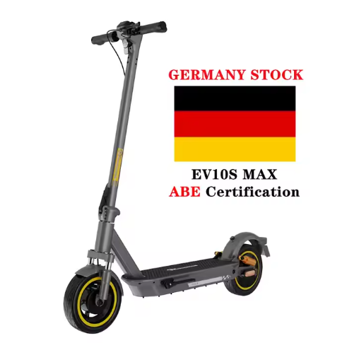 EVERCROSS EV10SMAX 500W 48V 15.6 Ah 10" Tires Folding E-Scooter ABE Certificate