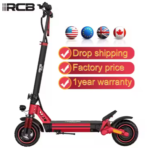 RCB RE24 800W 48V 15.6AH 10" Tires E-Scooter