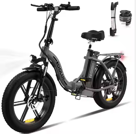 KOOLUX 20*4.0 Tire BK6S 350W 36V 15.6 Ah A stylish and efficient way to commute