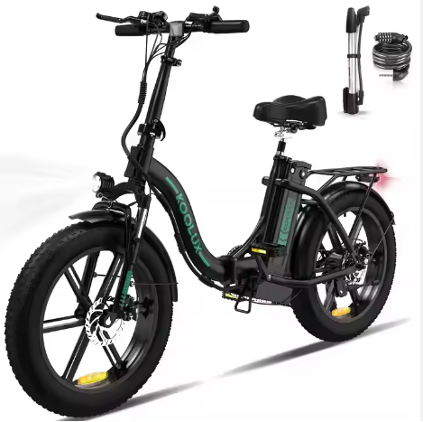 KOOLUX 20*4.0 Tire BK6S 350W 36V 15.6 Ah A stylish and efficient way to commute