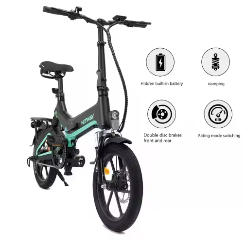 HITWAY Electric Bike for EU UK 350W 36V 7.8Ah 16" Tires
