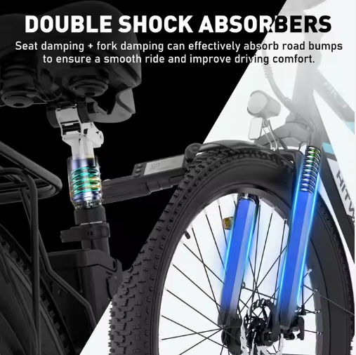 HITWAY BK3MS Wholesale 26'' Electric Mountain Bike 250W 48V 15Ah, Durable 
