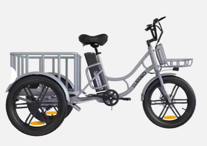 ELEKGo EGO03 Electric Cargo Bike Powerful 500W 48V 18Ah 20*3.0 Tire Large-capacity Transferable Goods