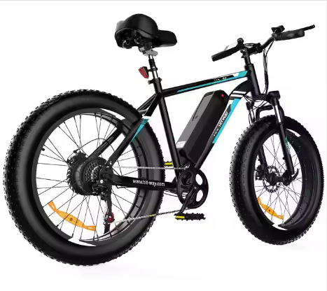 HITWAY BK15 500W 48V 15Ah 26*4.0 Tire Strong Mountain off Road Electric Bicycle