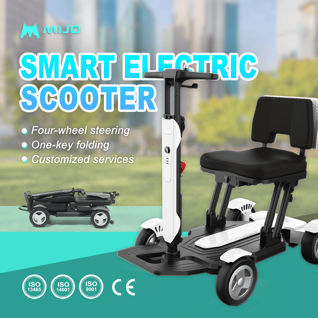 MIJO MA01 Electric Scooter Foldable 250W 24V 12Ah