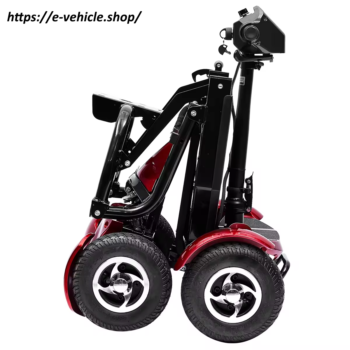 AliceCare Mobility Scooter Foldable 350W 24V 10.4Ah Lithium battery 