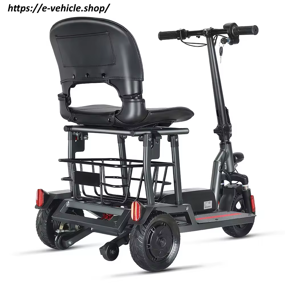 AliceCare Mobility Scooter Foldable 300W 36V 6.6Ah Lithium battery 