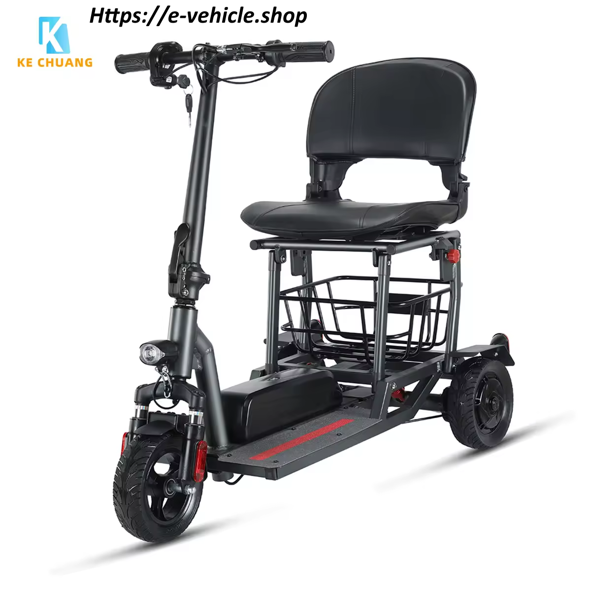 AliceCare Mobility Scooter Foldable 300W 36V 6.6Ah Lithium battery 
