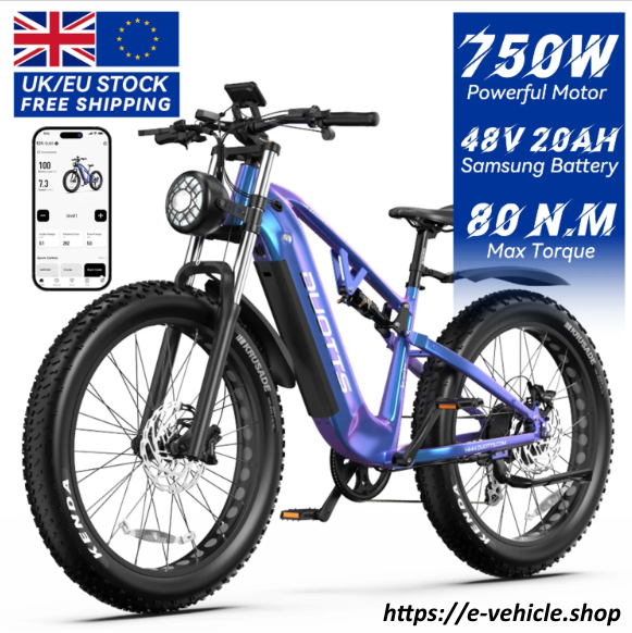 DUOTTS E26 48V 750W 20Ah Electric Bicycle Hybrid MTB Delivery 4-7 days homedoor