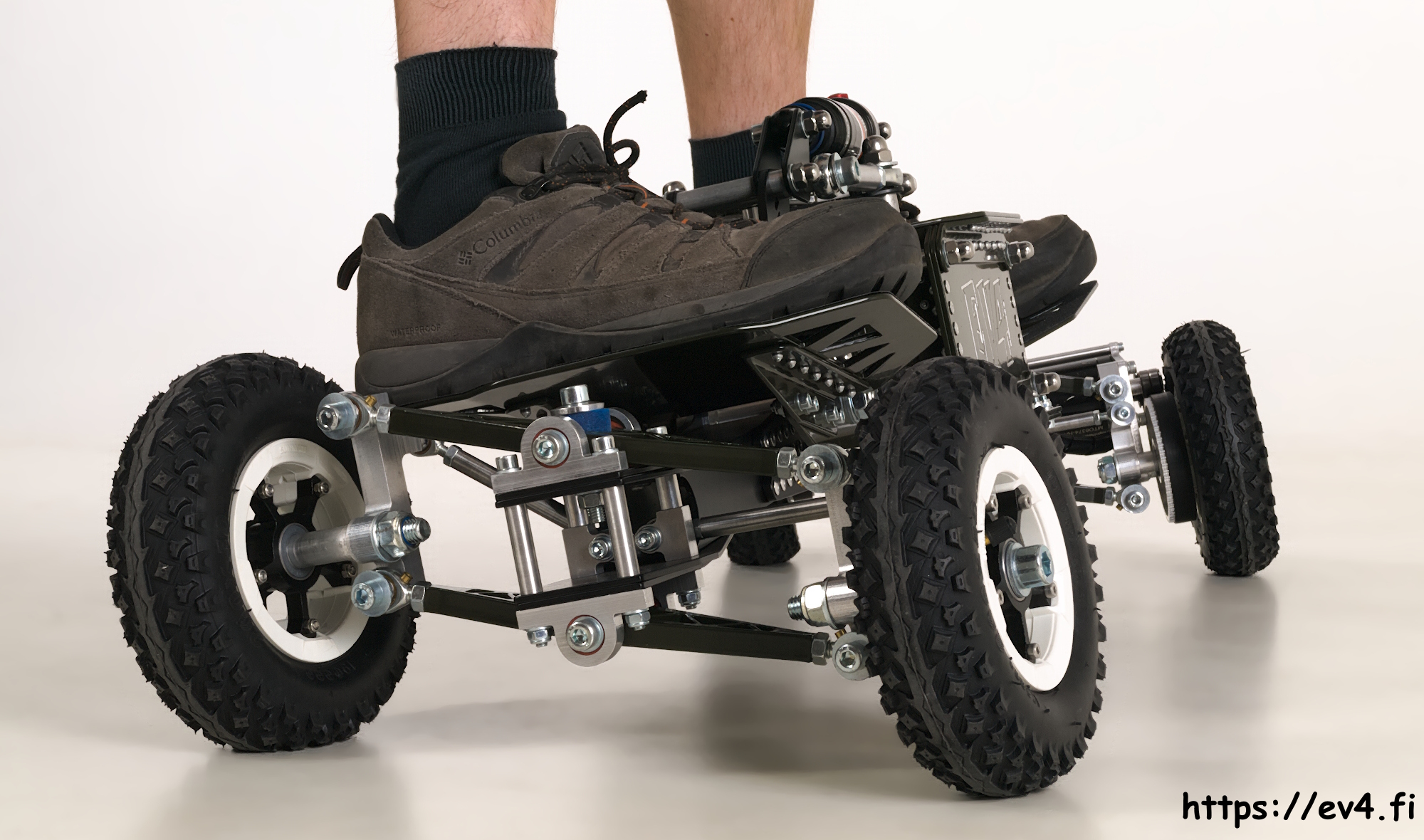 EV4 Boardzilla - Mountain Board  2x 3500 W motors, size 6375 170 kV Battery: Li-Ion 36 V, 20 Ah, 80 cells Sony VTC5A