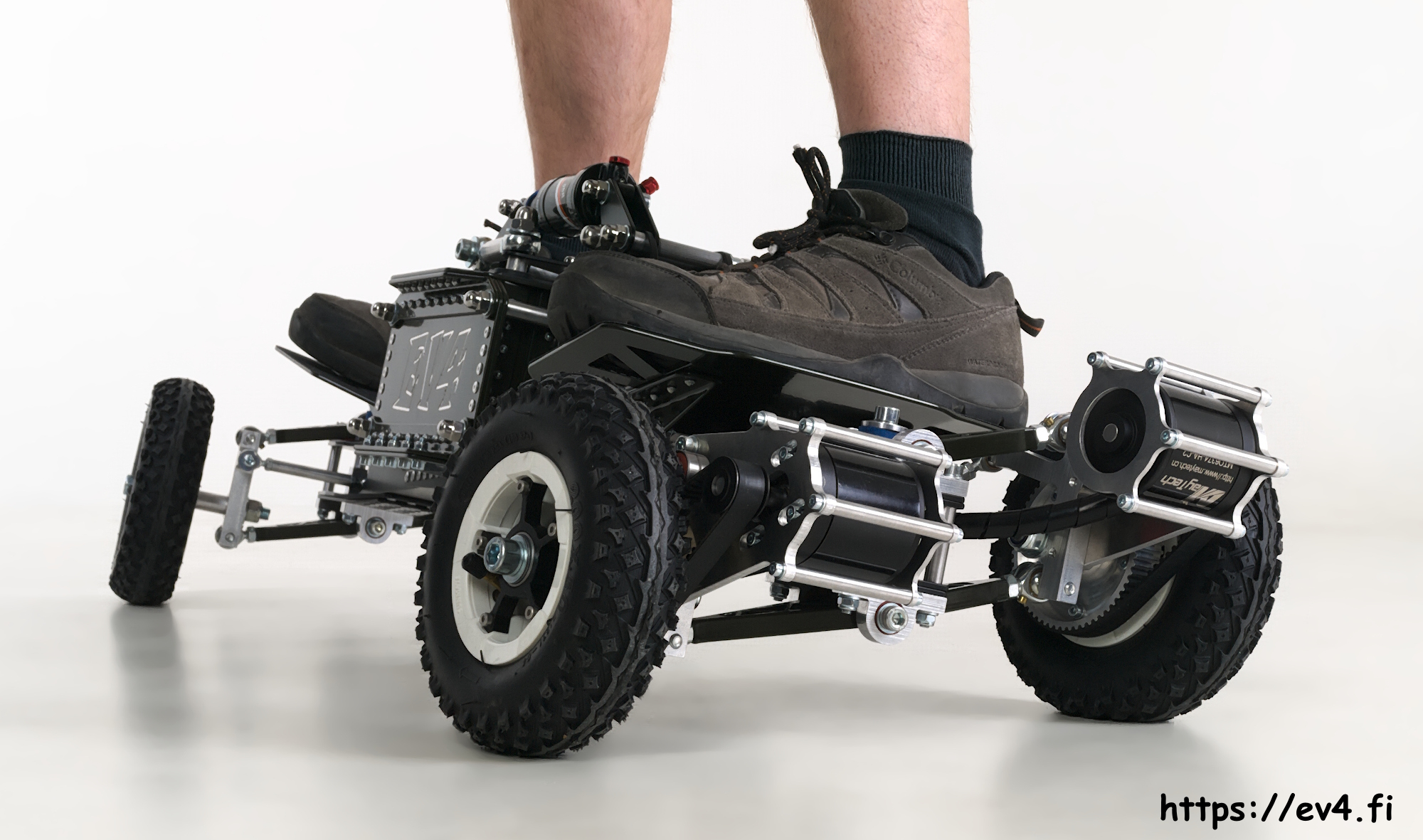 EV4 Boardzilla - Mountain Board  2x 3500 W motors, size 6375 170 kV Battery: Li-Ion 36 V, 20 Ah, 80 cells Sony VTC5A