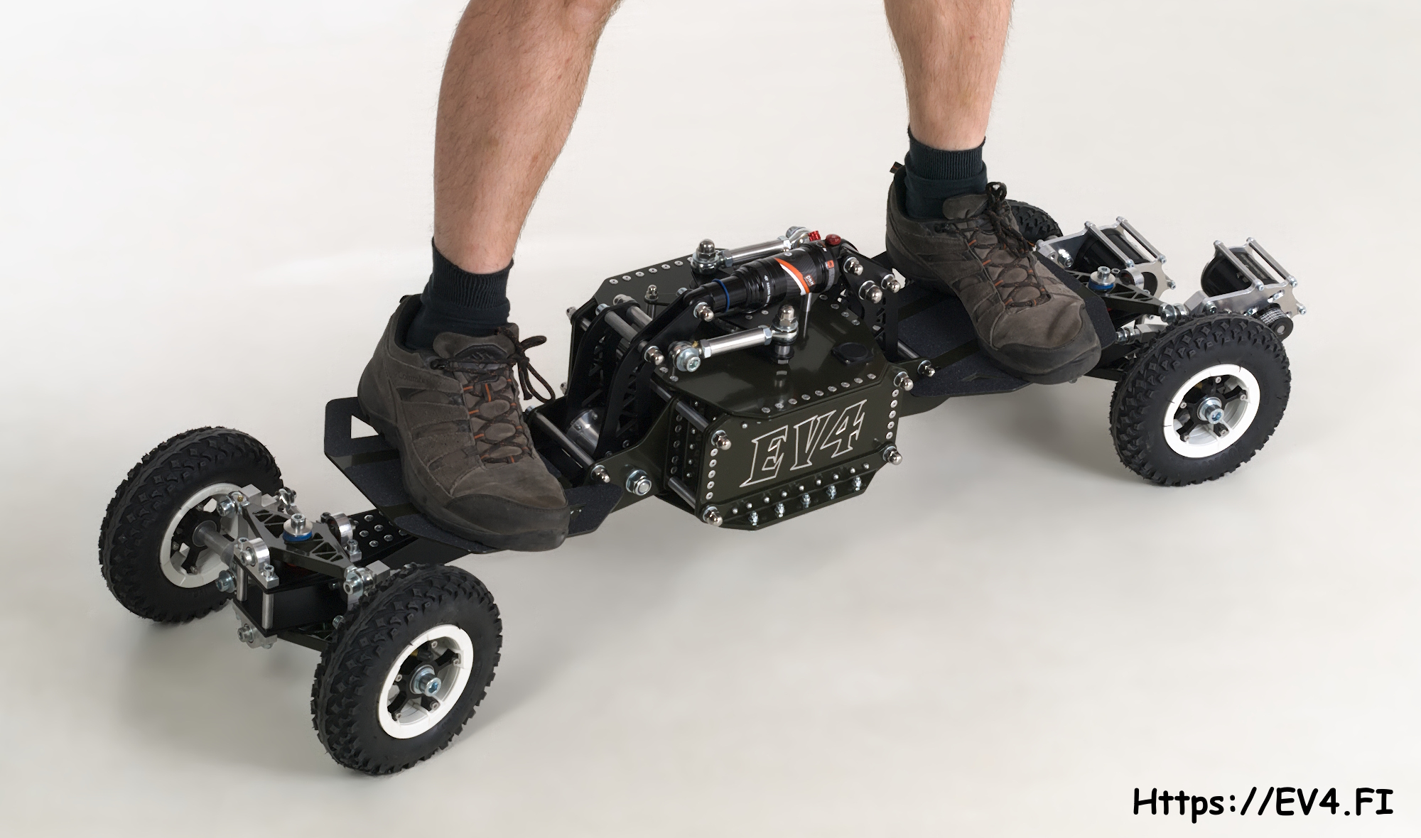 EV4 Boardzilla - Mountain Board  2x 3500 W motors, size 6375 170 kV Battery: Li-Ion 36 V, 20 Ah, 80 cells Sony VTC5A