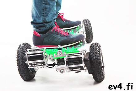 EV4 Boardzilla - City Board 2x 2500W motors Battery: Li-Ion 36 V, 13 Ah