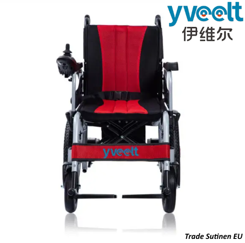 Yveelt EVR300 250W x 2 24V 12 Ah Carbon Steel Durable Frame, Joystick Control, 220lb Capacity, Long-Range Mobility