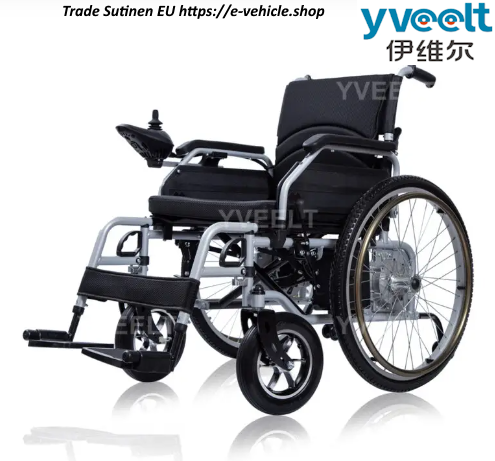 Yveelt EVR300B 250W x 2 24V 12 Ah ET300B Aluminum Alloy Wheels Mobility Electric Wheelchair