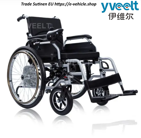 Yveelt EVR300B 250W x 2 24V 12 Ah ET300B Aluminum Alloy Wheels Mobility Electric Wheelchair