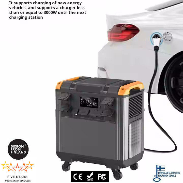 FSENERGY S3 Portable Power Station 3600W / 3072 WH LiFePo4 Battery Cells